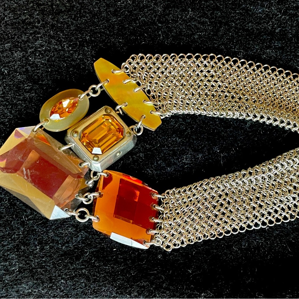 Necklace with stones.